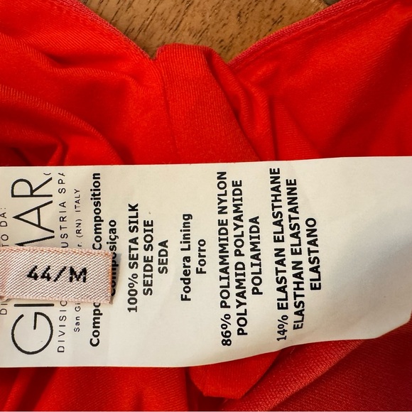 Famous Luxury Giambattista Valli NWOT Draped & Fitted Red Dress Made in Italy - Picture 10 of 12